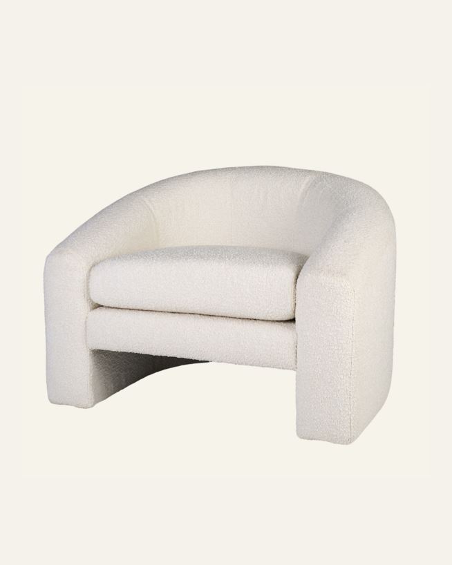 Lounge tool valge - 96x79x68 cm valge - 1