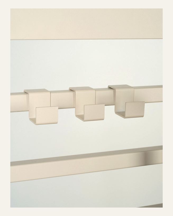 Väliköögi konksukomplekt kreemikas - 5,3x2,5x3,2 cm kreemikas - 1