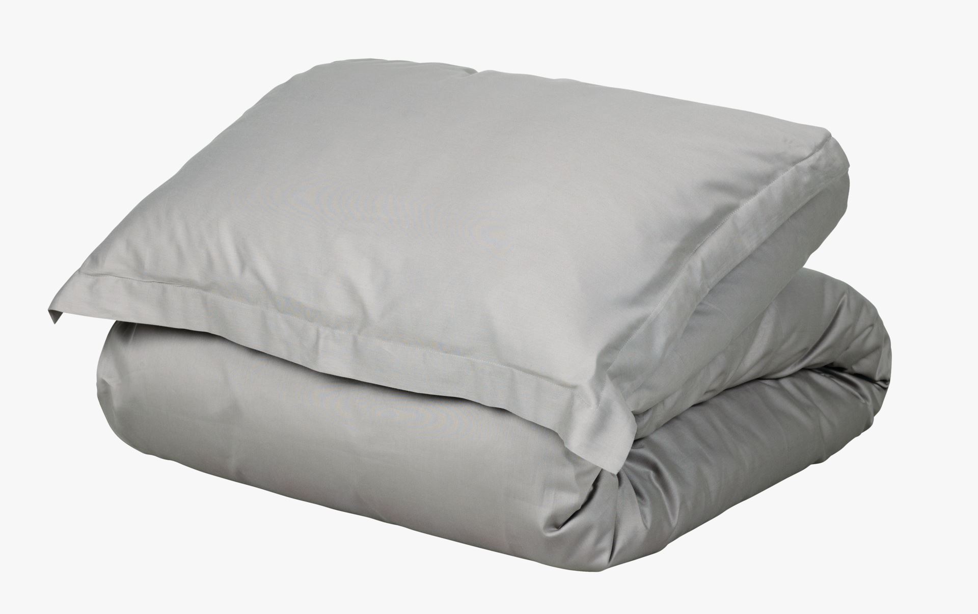 Voodipesukomplekt satiinpuuvillane hall - 150x210 cm hall - 1