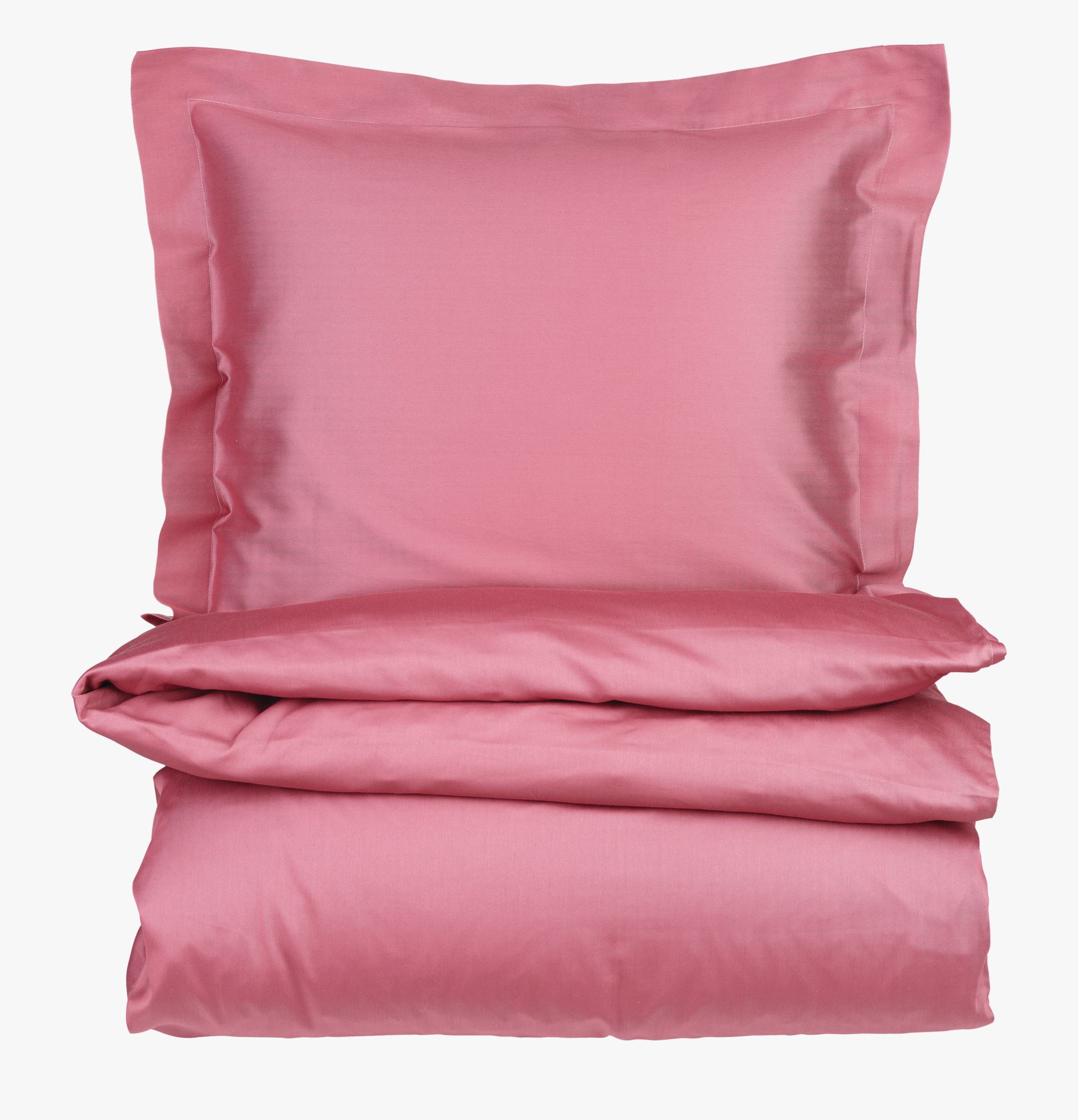 Voodipesukomplekt satiinpuuvillane roosa - 150x210 cm roosa - 1