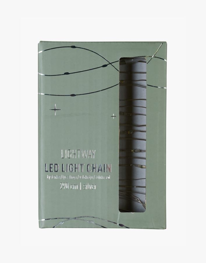 Led-tulukesed hõbedane - 290 cm hõbedane - 1