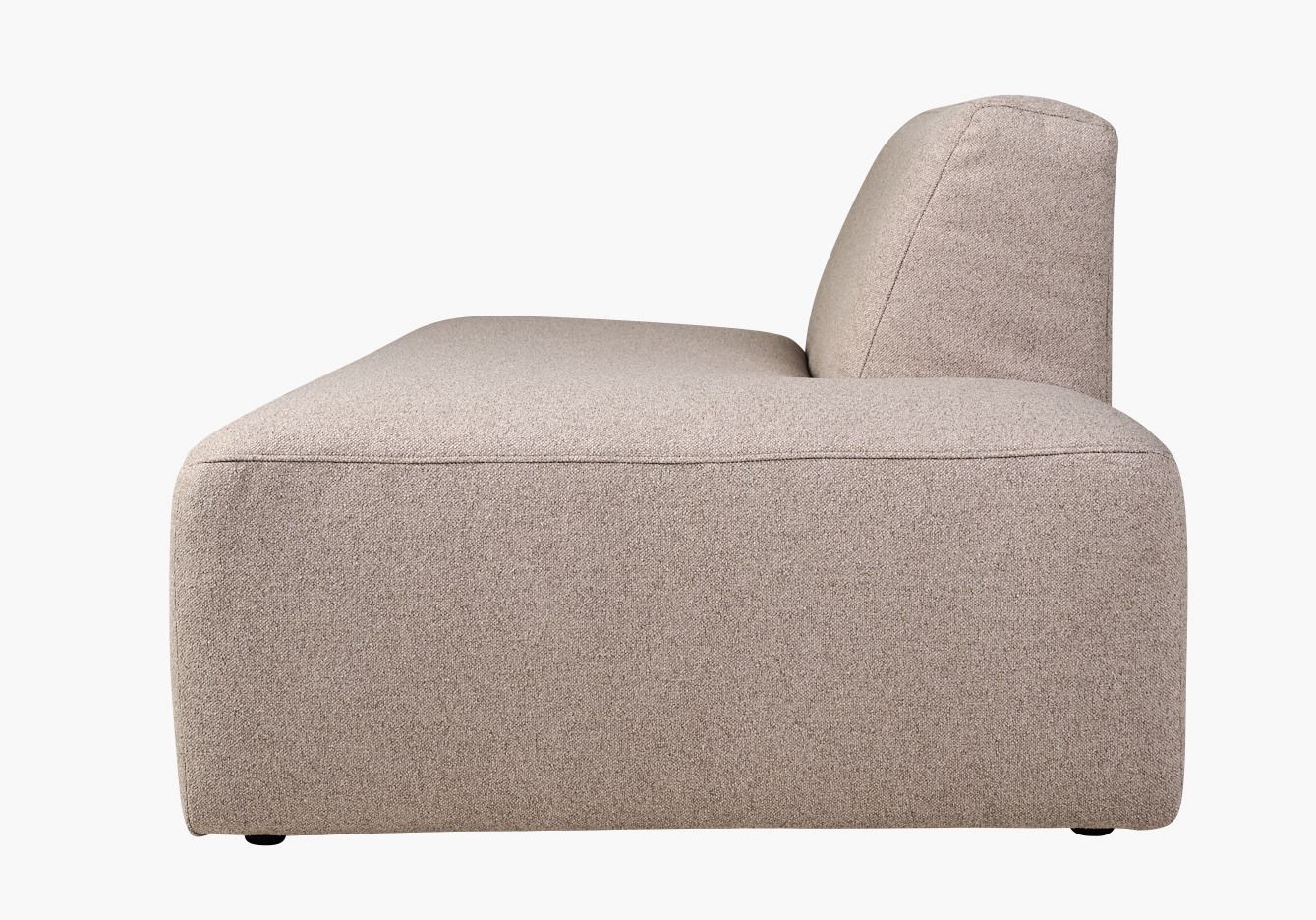 Moodul-nurgadiivan avatud paremale beež - 134x93x73 cm beež - 1