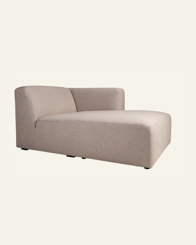 Moodul šezlong parempoolne beež - 154x114x73 cm beež - 1