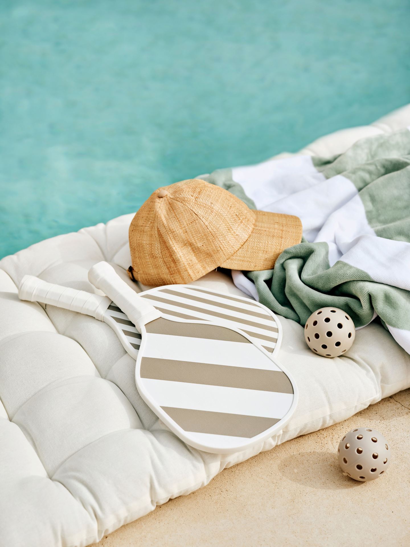 Pickleballi komplekt hele beige - 3