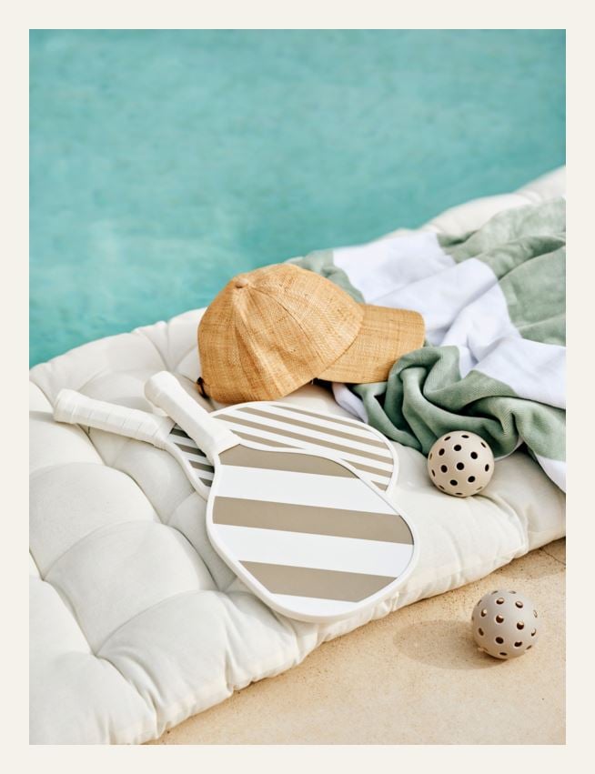 Pickleballi komplekt hele beige - 3