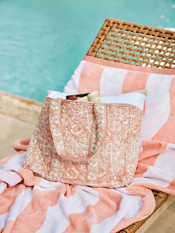 Väike tote kott mitmevärviline/roosa - 2