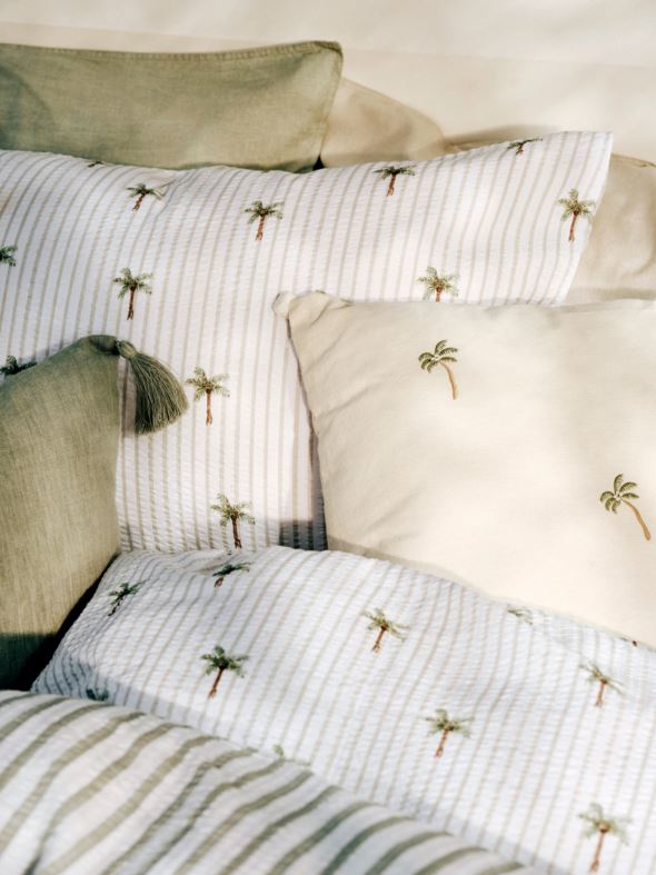 Voodipesukomplekt krepp-puuvillane mitmevärviline - 6