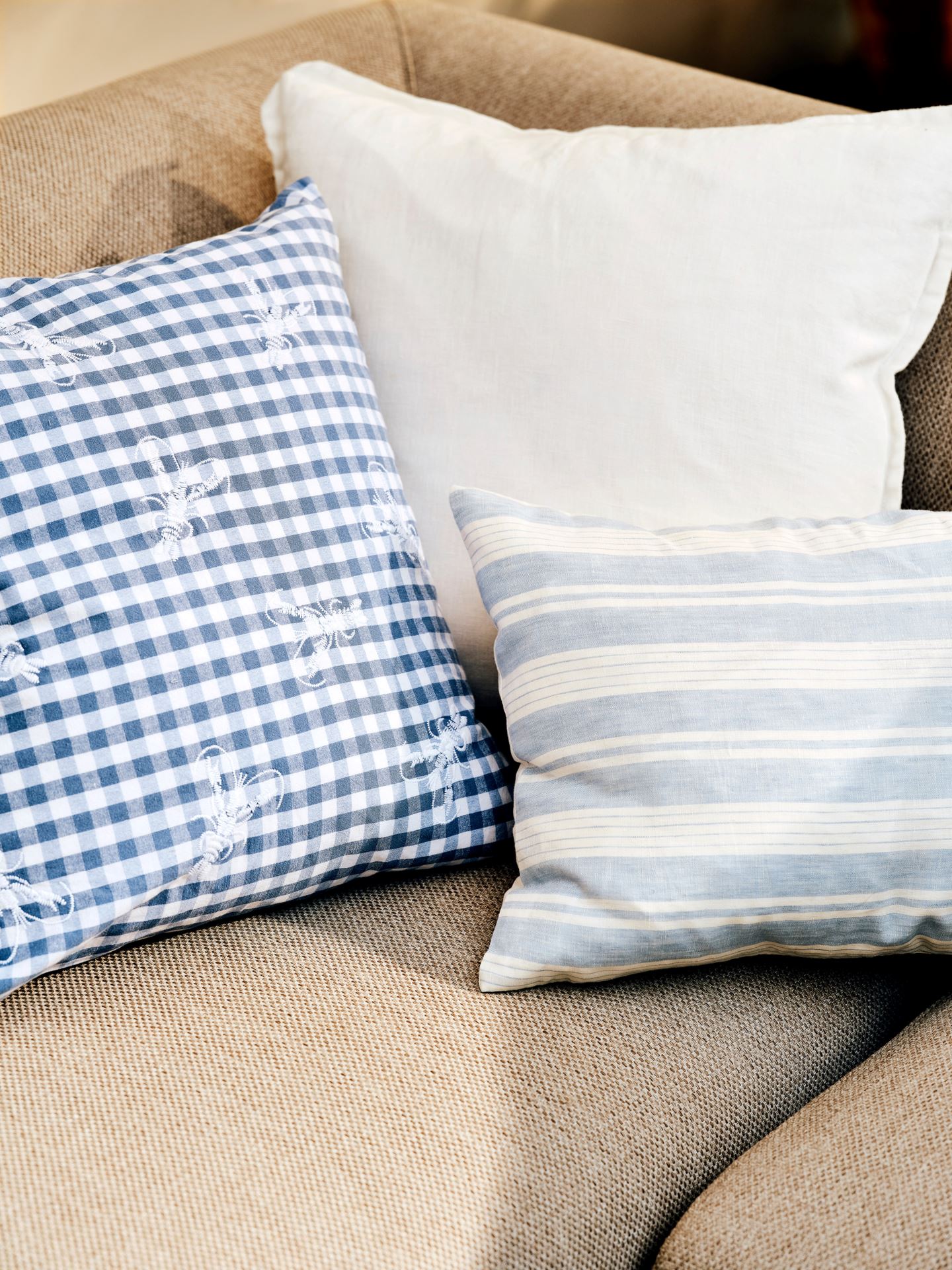 Dekoratiivpadja kate mitmevärviline/sinine - 3