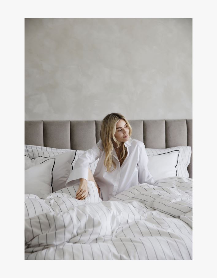 Voodipesukomplekt satiinpuuvillane valge - 230x220+50x60 cm valge - 1