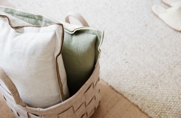 Dekoratiivpadja kate naturaalne toon - 3