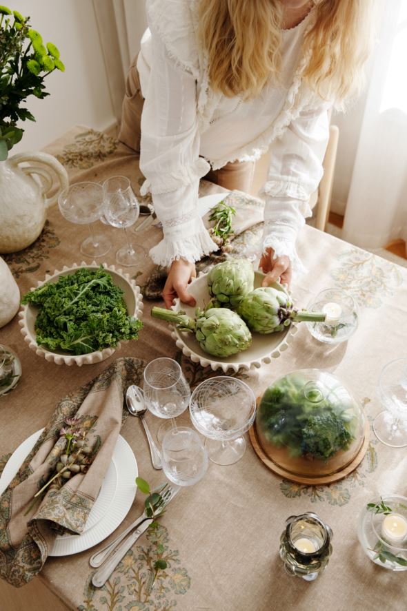 Serveerimisalus naturaalne toon - 5