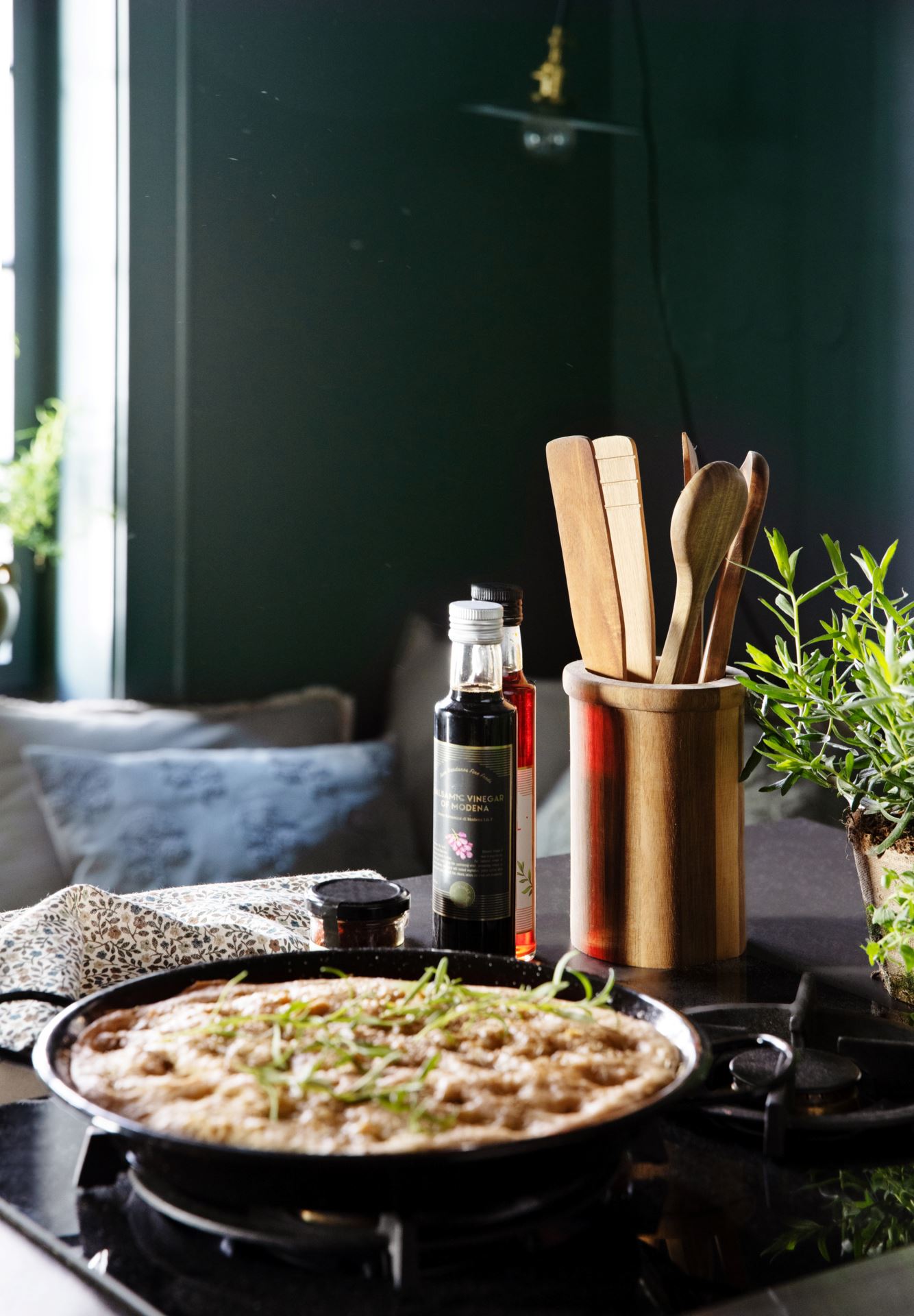 Köögitarvikute hoidja naturaalne toon - 4