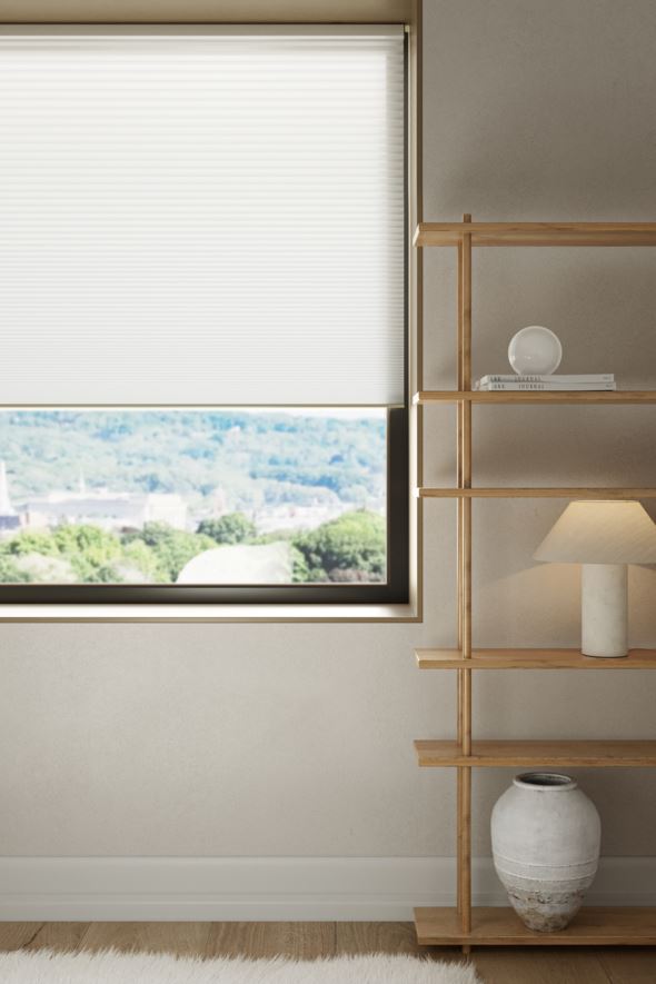 Valgust filtreeriv topelt- voldikkardin valge - 3