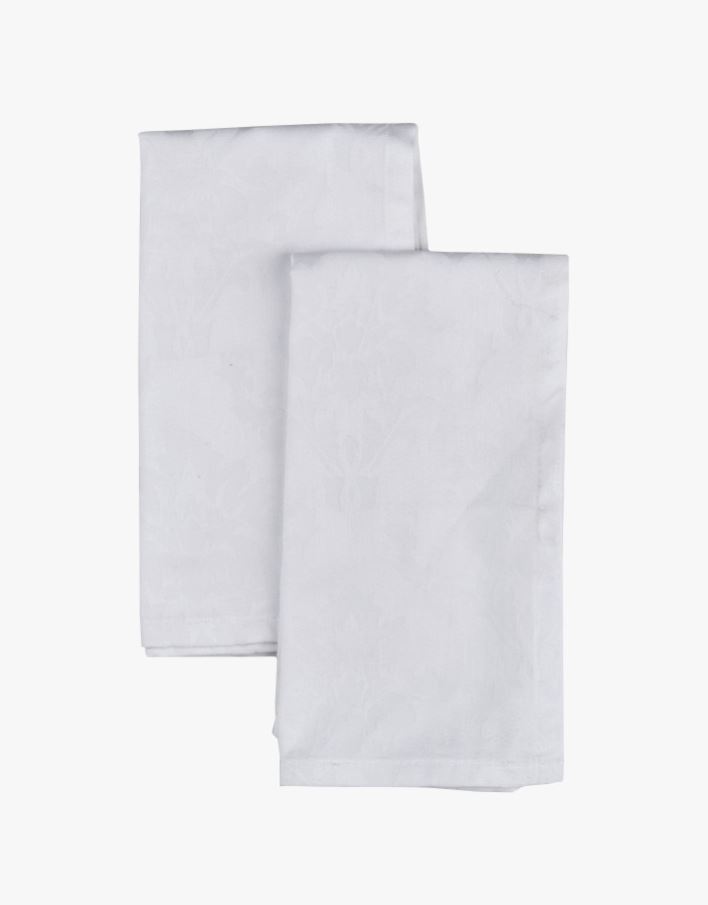 Kangast salvrätik 2tk           valge - 45x45 cm valge - 1