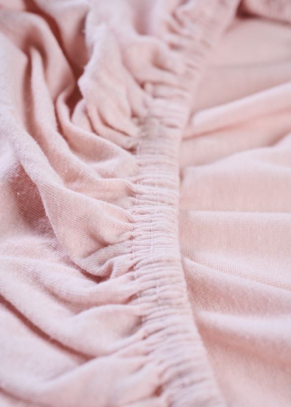 Voodilina kummiga hele roosa - 3