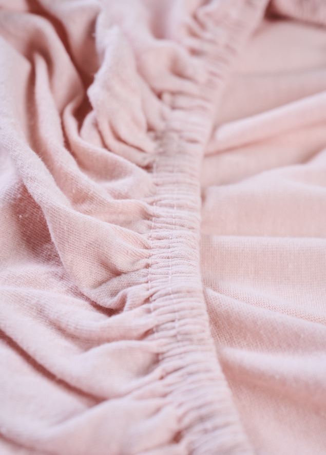 Voodilina kummiga hele roosa - 3