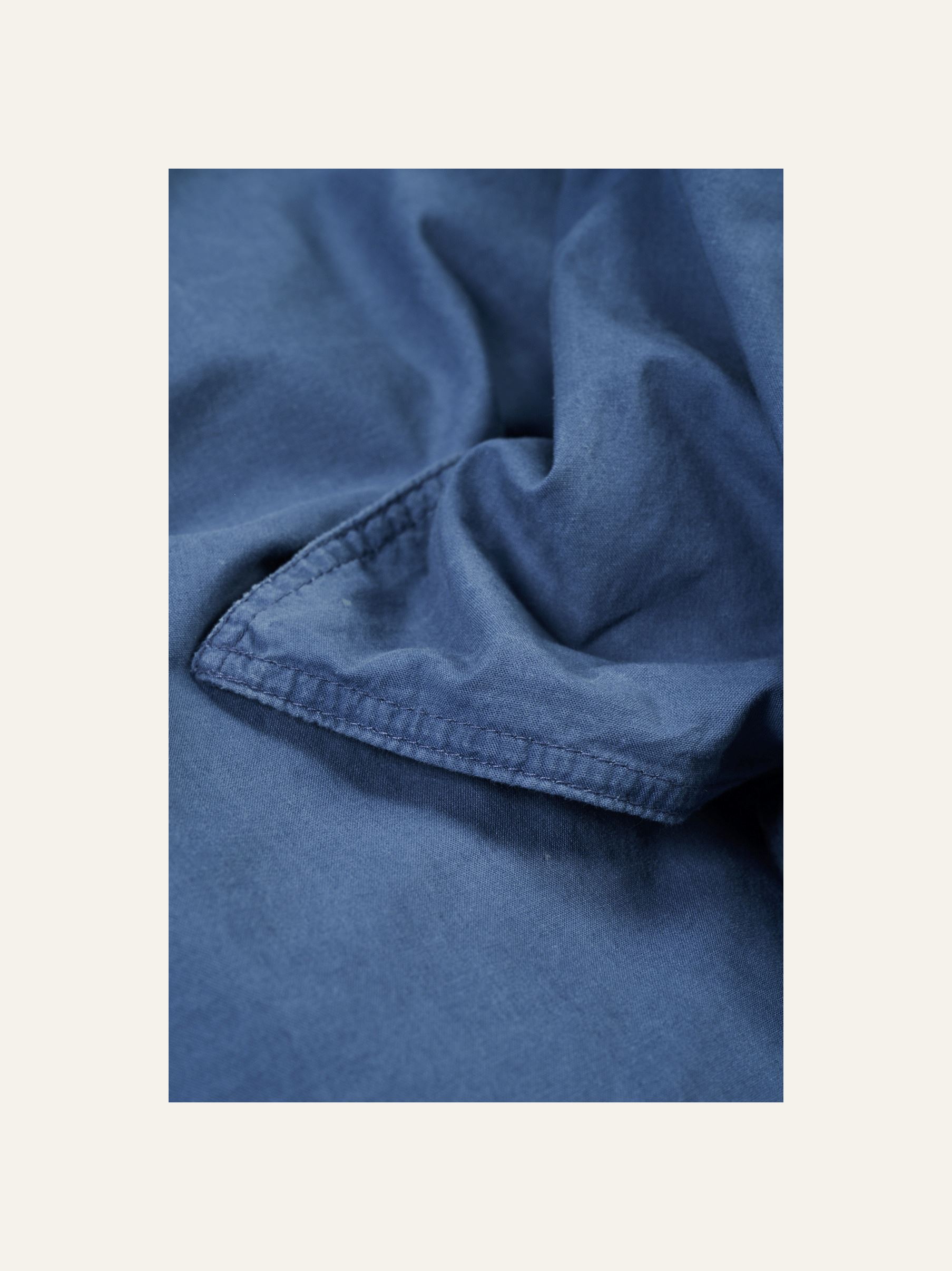 Voodipesukomplekt puuvillane teksasinine - 4