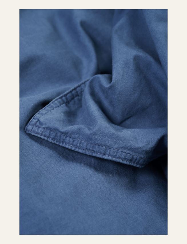 Voodipesukomplekt puuvillane teksasinine - 4