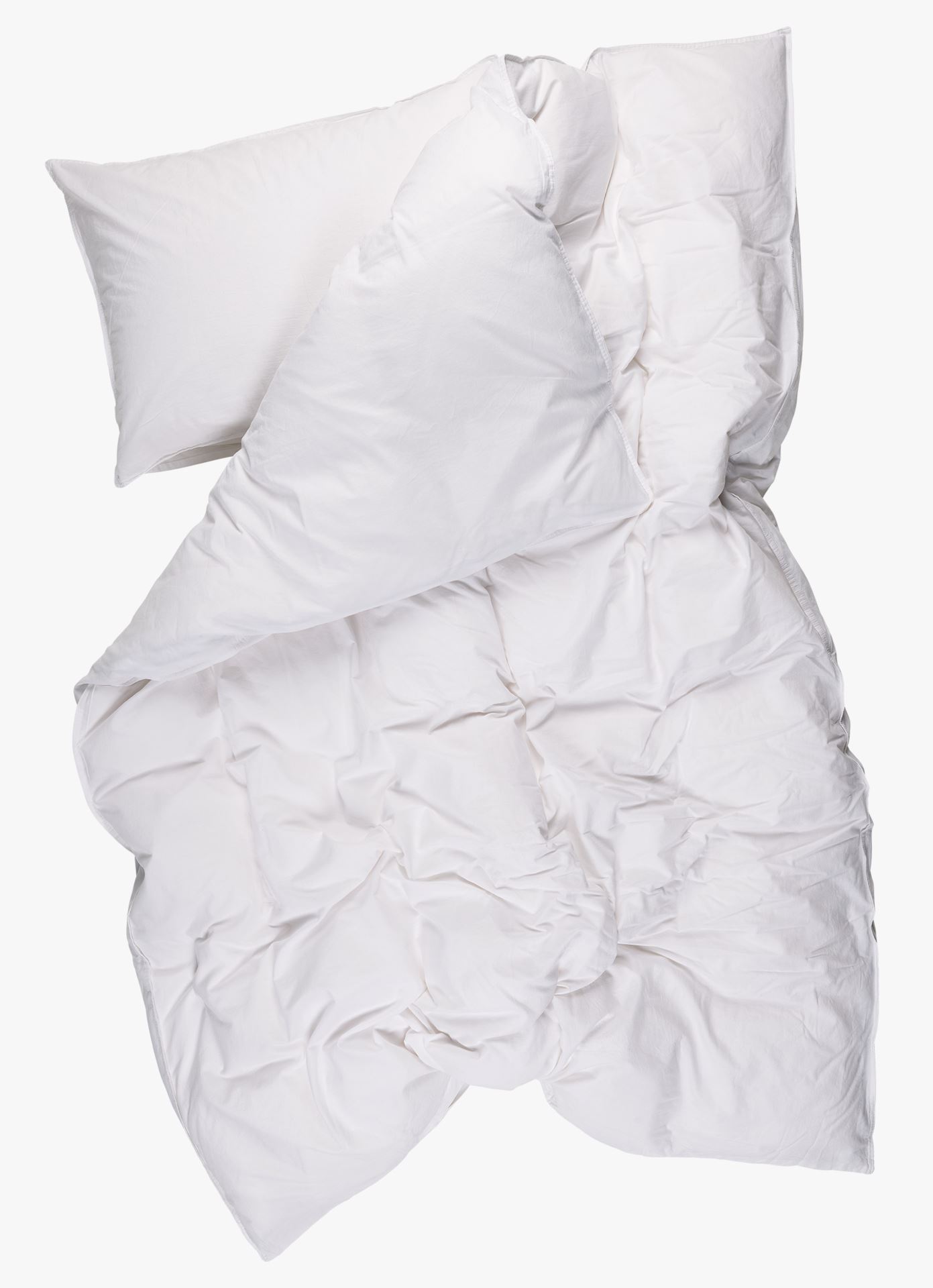 Voodipesukomplekt puuvillane valge - 3