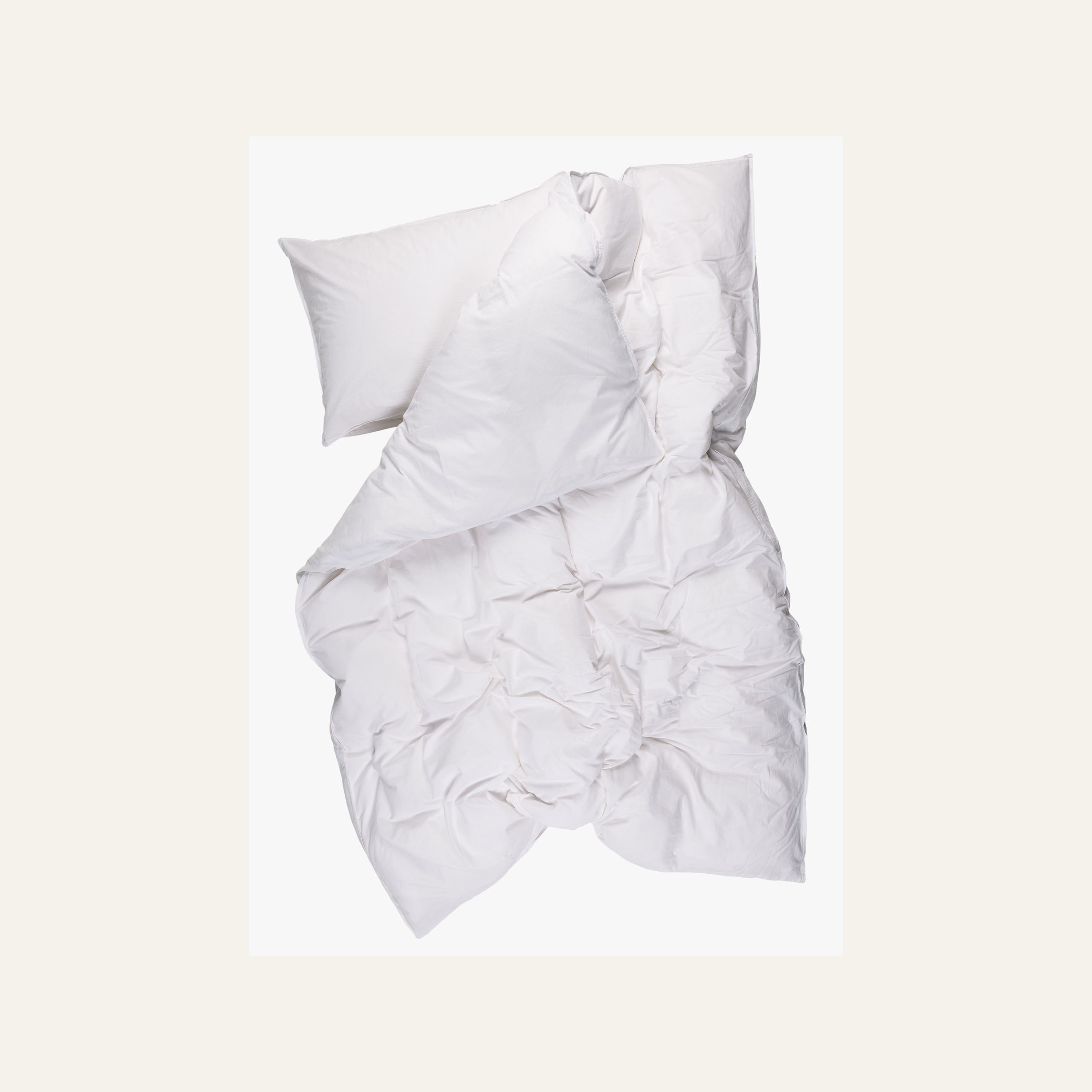 Voodipesukomplekt puuvillane valge - 3