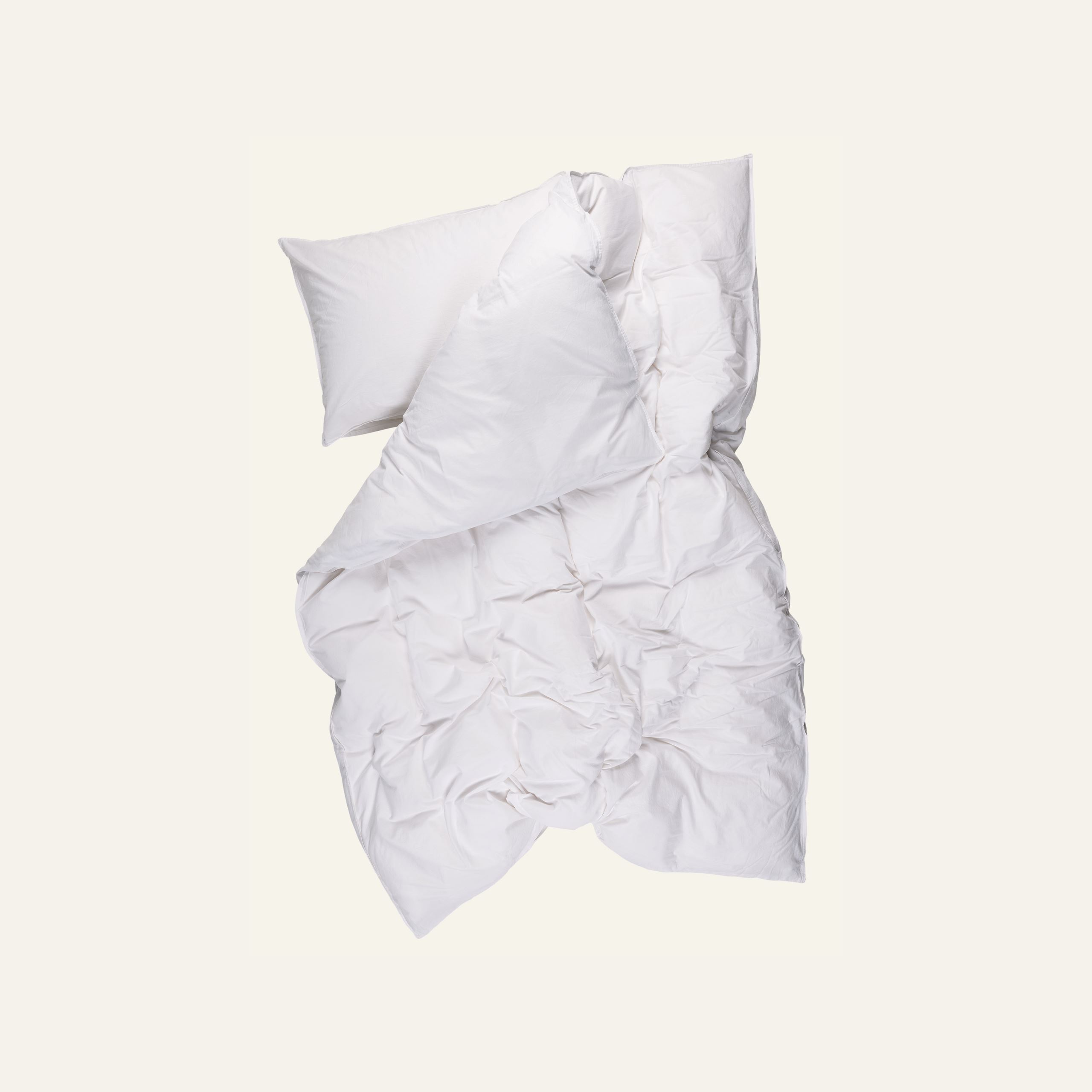 Voodipesukomplekt puuvillane valge - 3