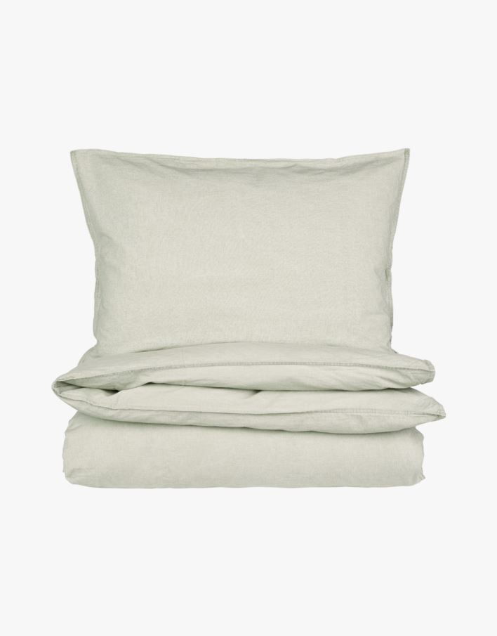 Voodipesukomplekt puuvillane roheline - 150x210 cm roheline - 1