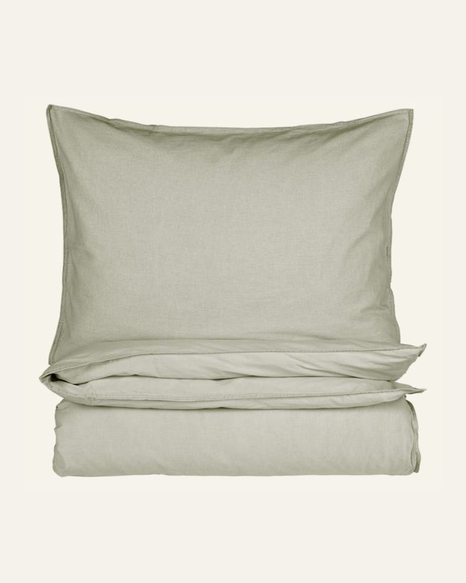 Voodipesukomplekt puuvillane roheline - 230x220 cm/50x60 cm roheline - 1