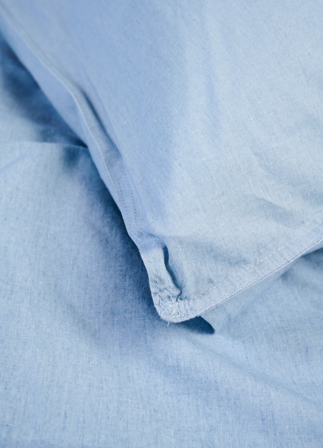 Voodipesukomplekt puuvillane sinine - 4