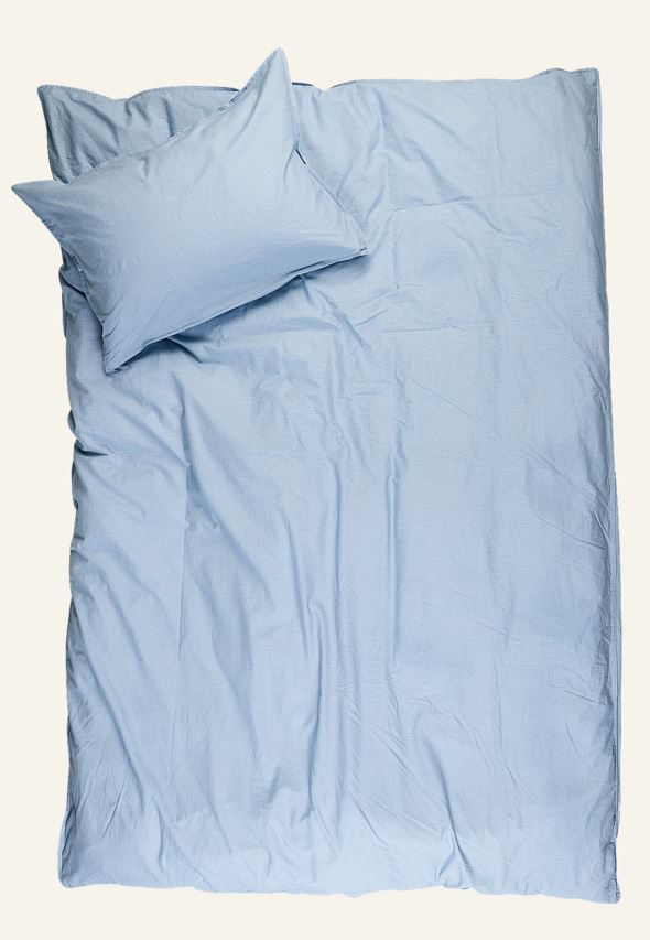 Voodipesukomplekt puuvillane sinine - 3