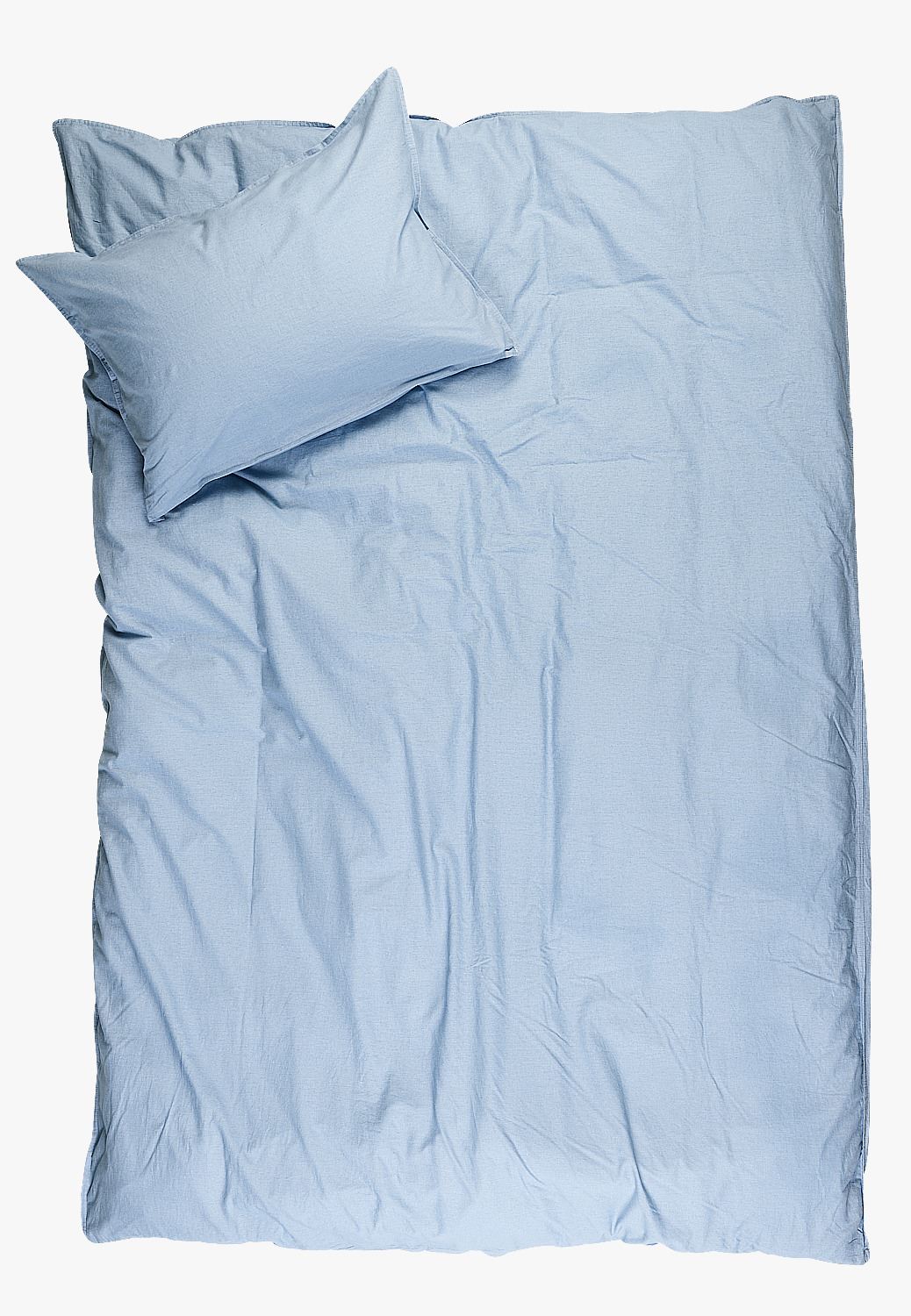 Voodipesukomplekt puuvillane sinine - 3