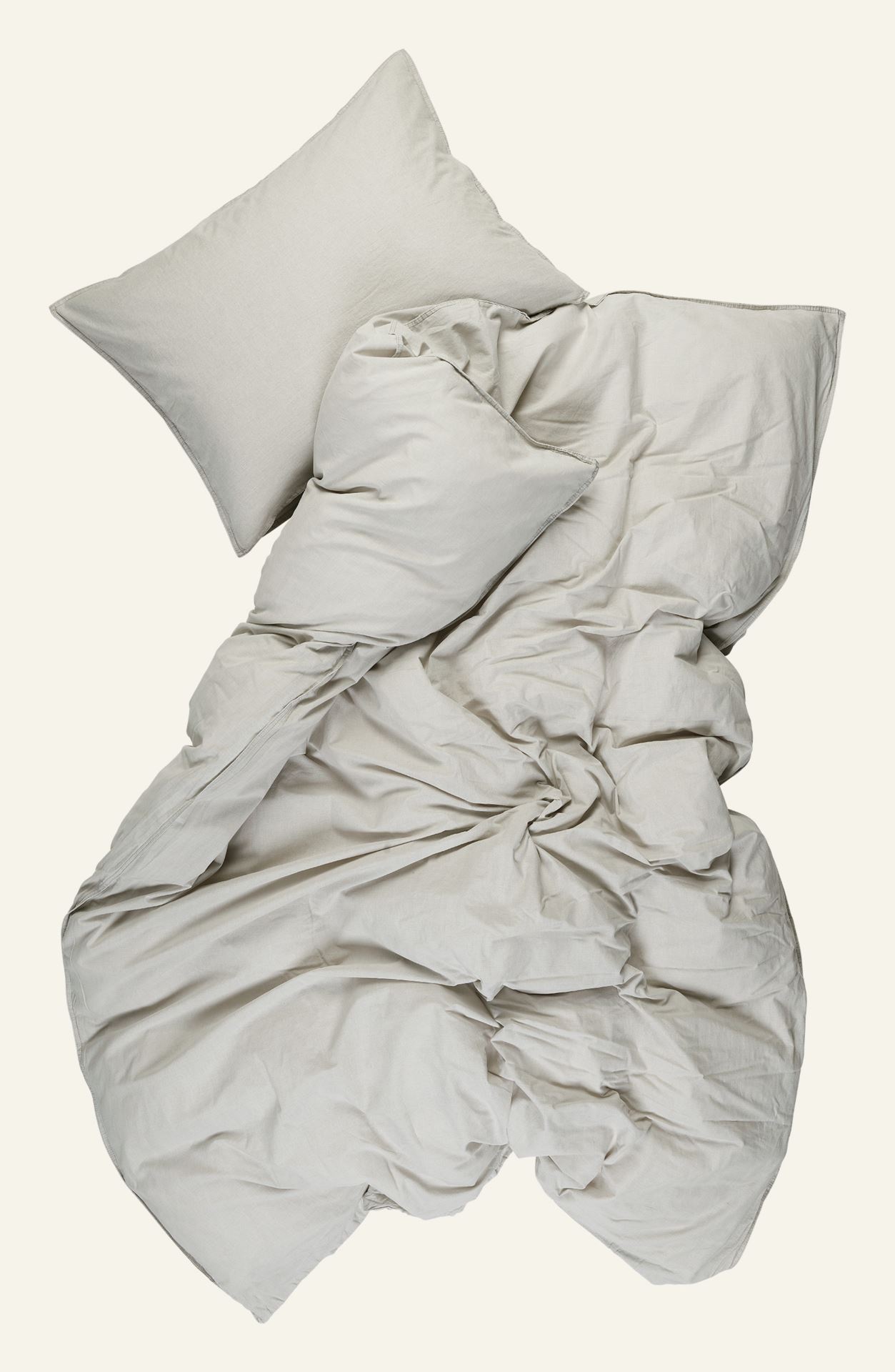 Voodipesukomplekt puuvillane beež - 3