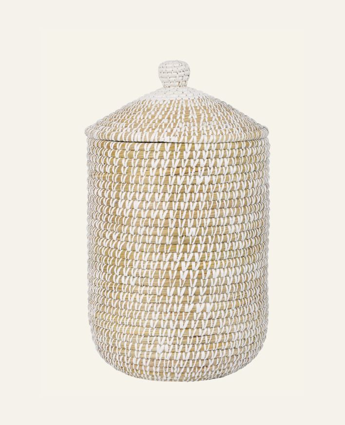 Pesukorv naturaalne toon - H50cm Ø38cm naturaalne toon - 1