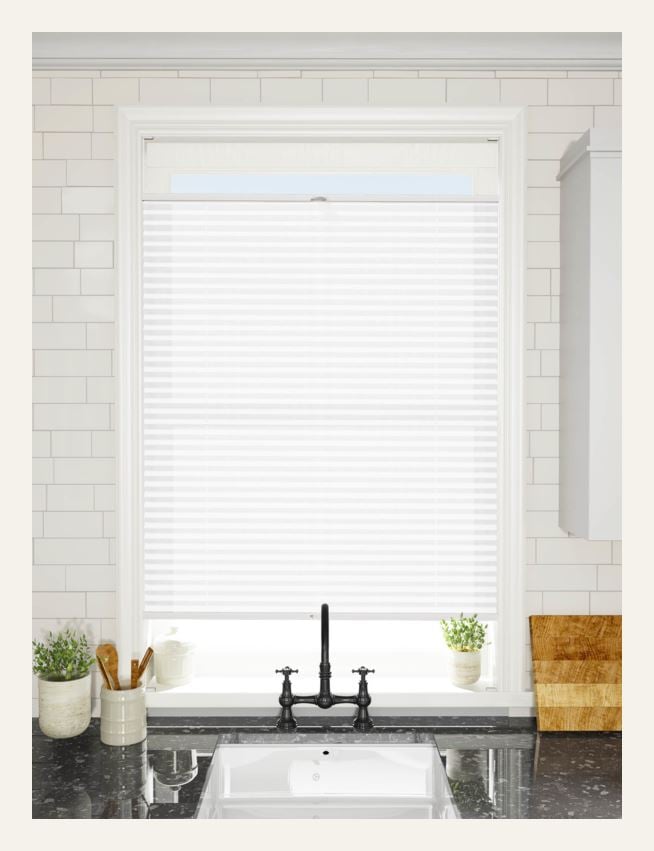 Premium ülalt-alt avanev voldikkardin 25 mm mitmevärviline - 4