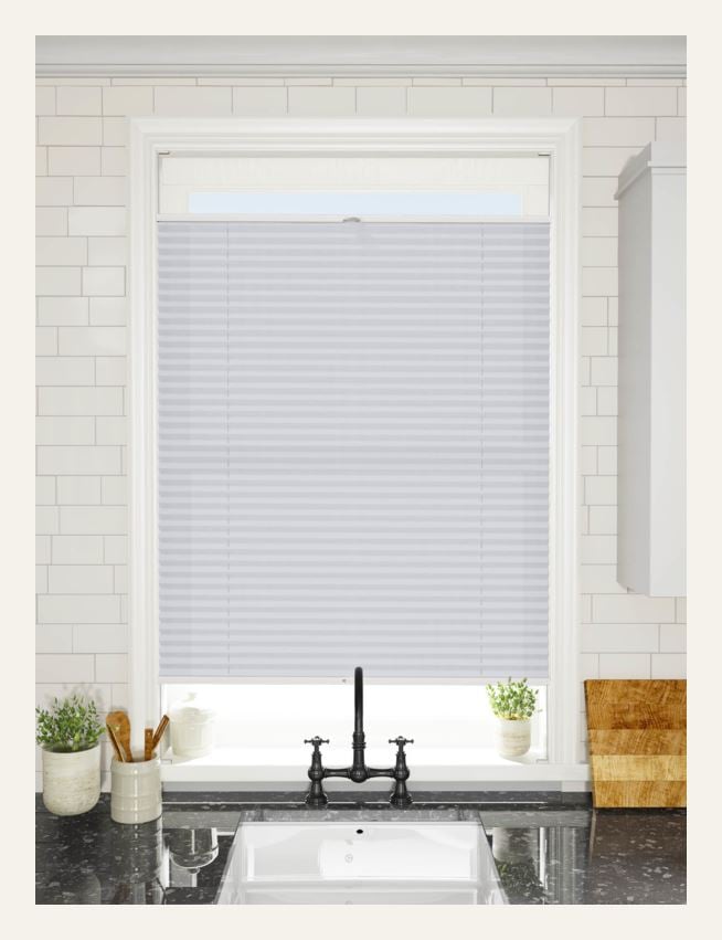 Basic ülalt-alt avanev voldikkardin 25 mm mitmevärviline - 3