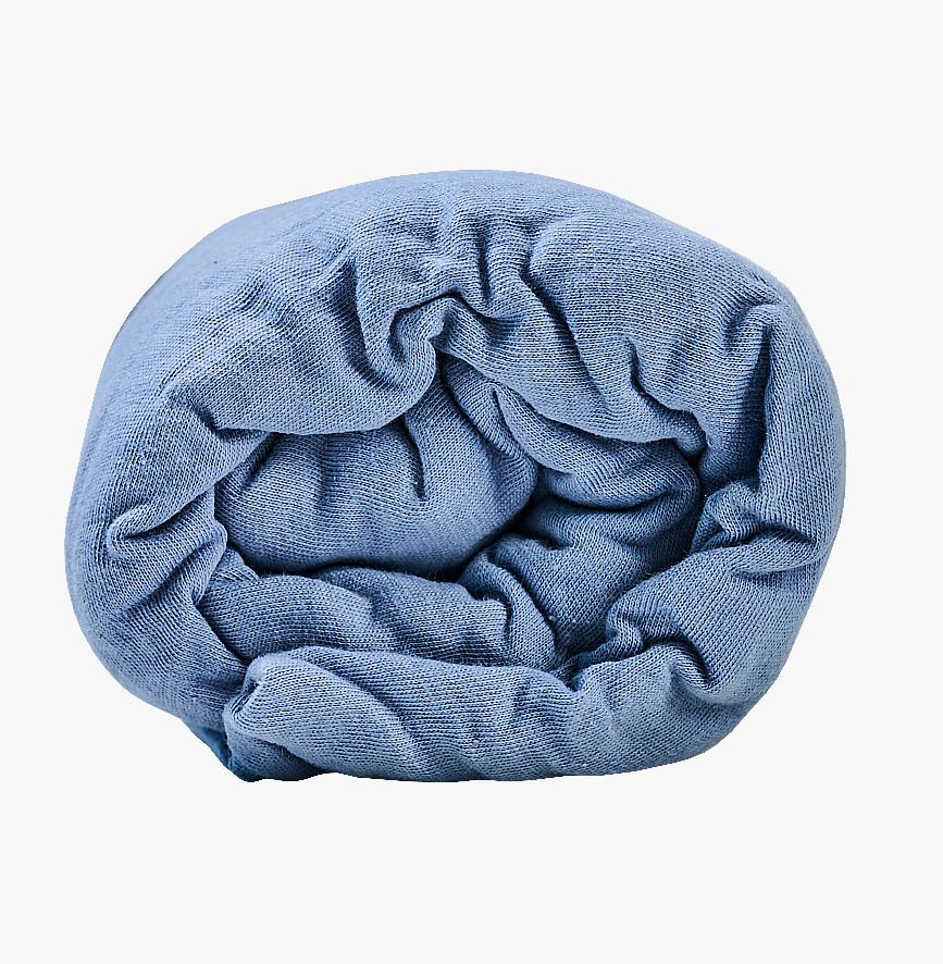 Voodilina kummiga sinine - 3