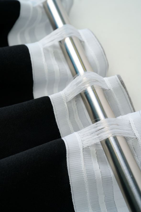 Pimendav kardin helehall - 5