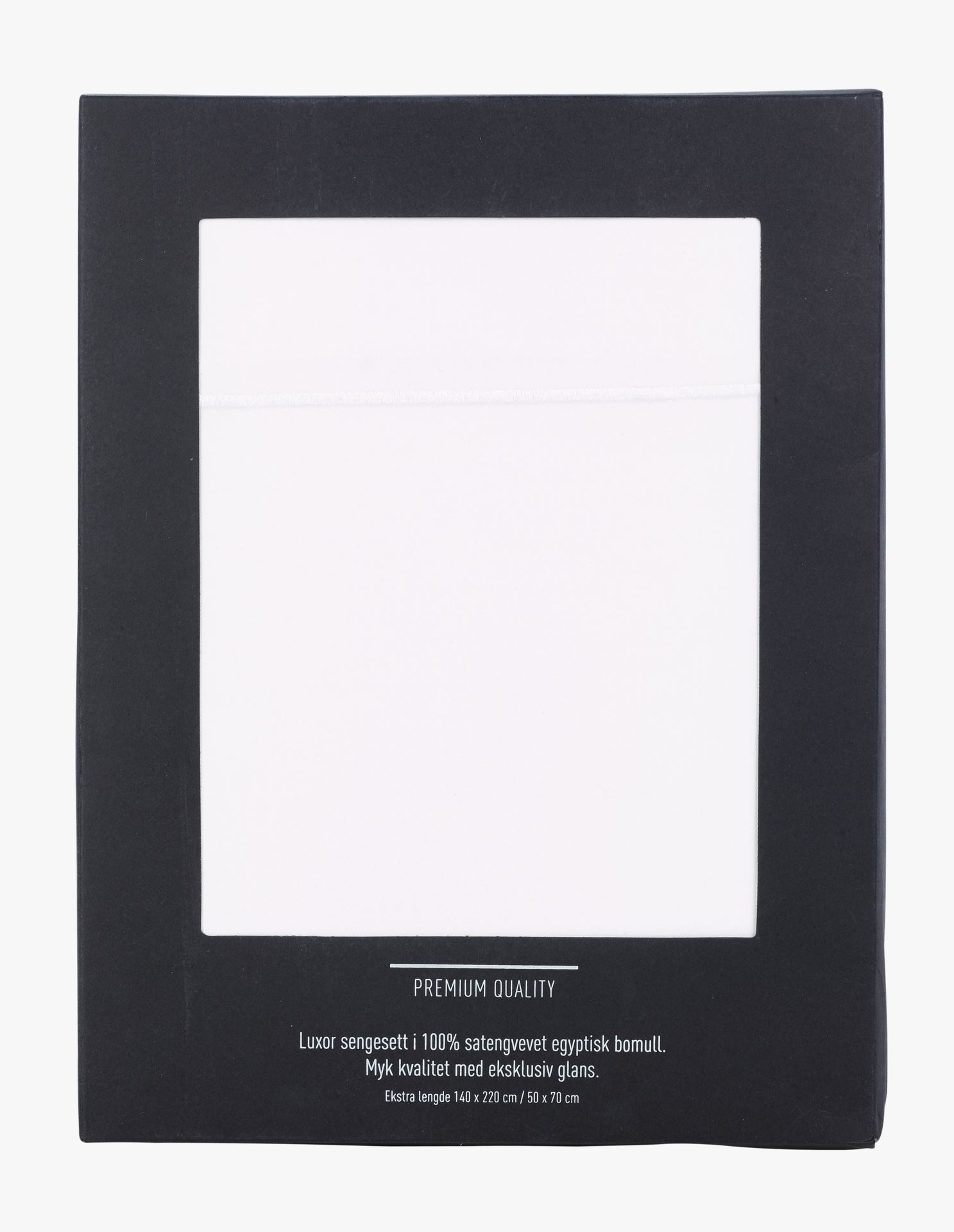 Voodipesukomplekt egiptuse puuvill valge - 2