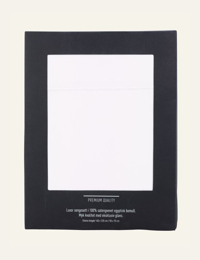 Voodipesukomplekt egiptuse puuvill valge - 2