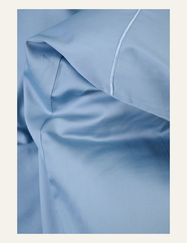 Voodipesukomplekt egiptuse puuvill taevasinine - 3