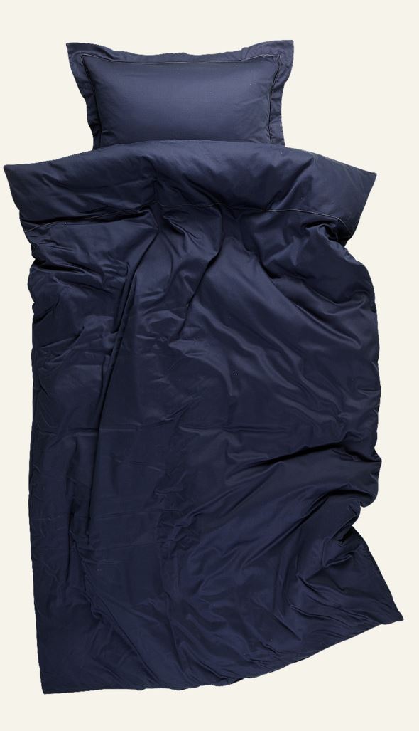 Voodipesukomplekt egiptuse puuvill sinine - 3