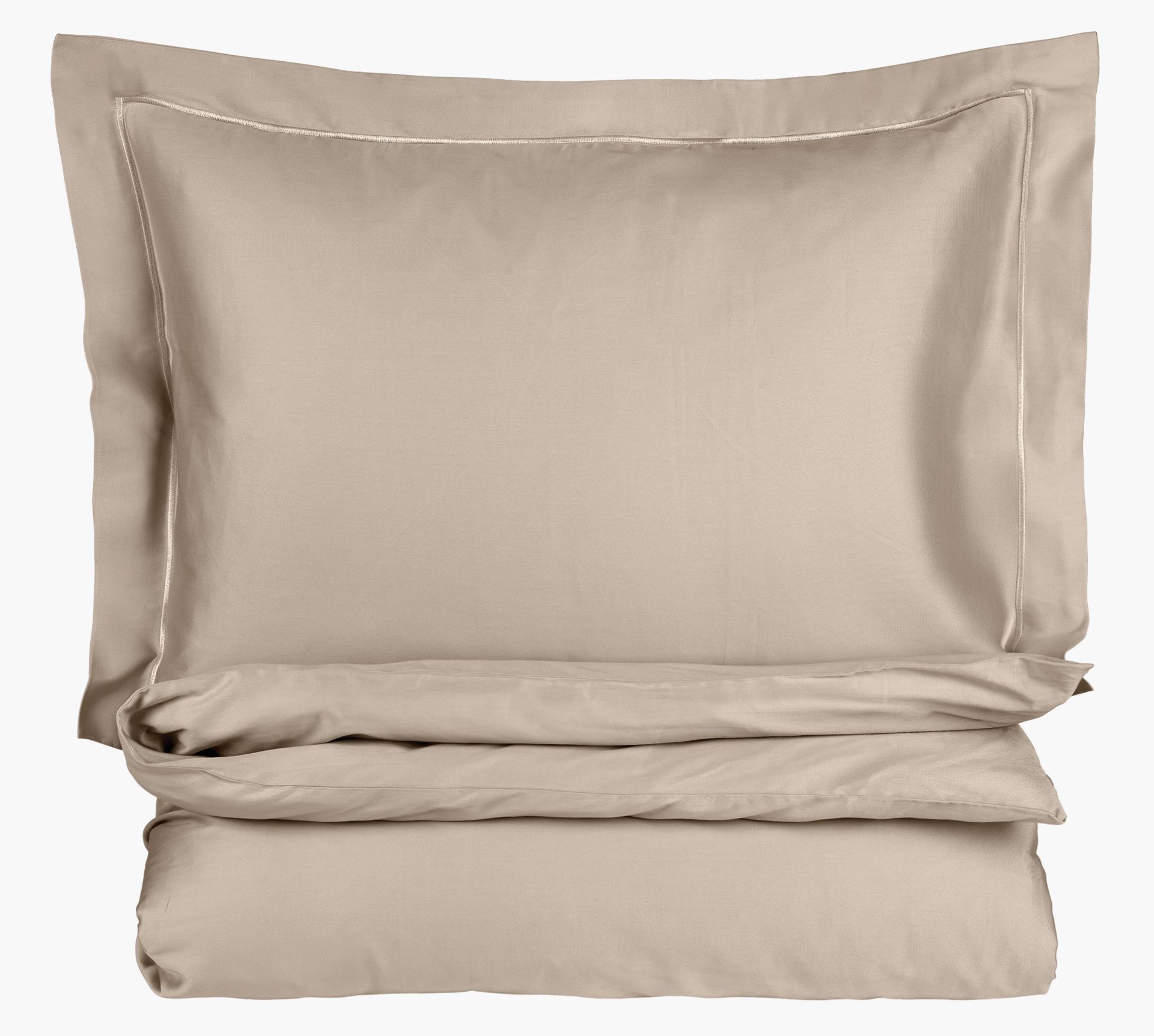 Voodipesukomplekt egiptuse puuvill sand - 230x220 cm/50x60 cm sand - 1