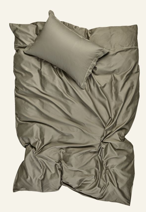 Voodipesukomplekt egiptuse puuvill oliiviroheline - 2