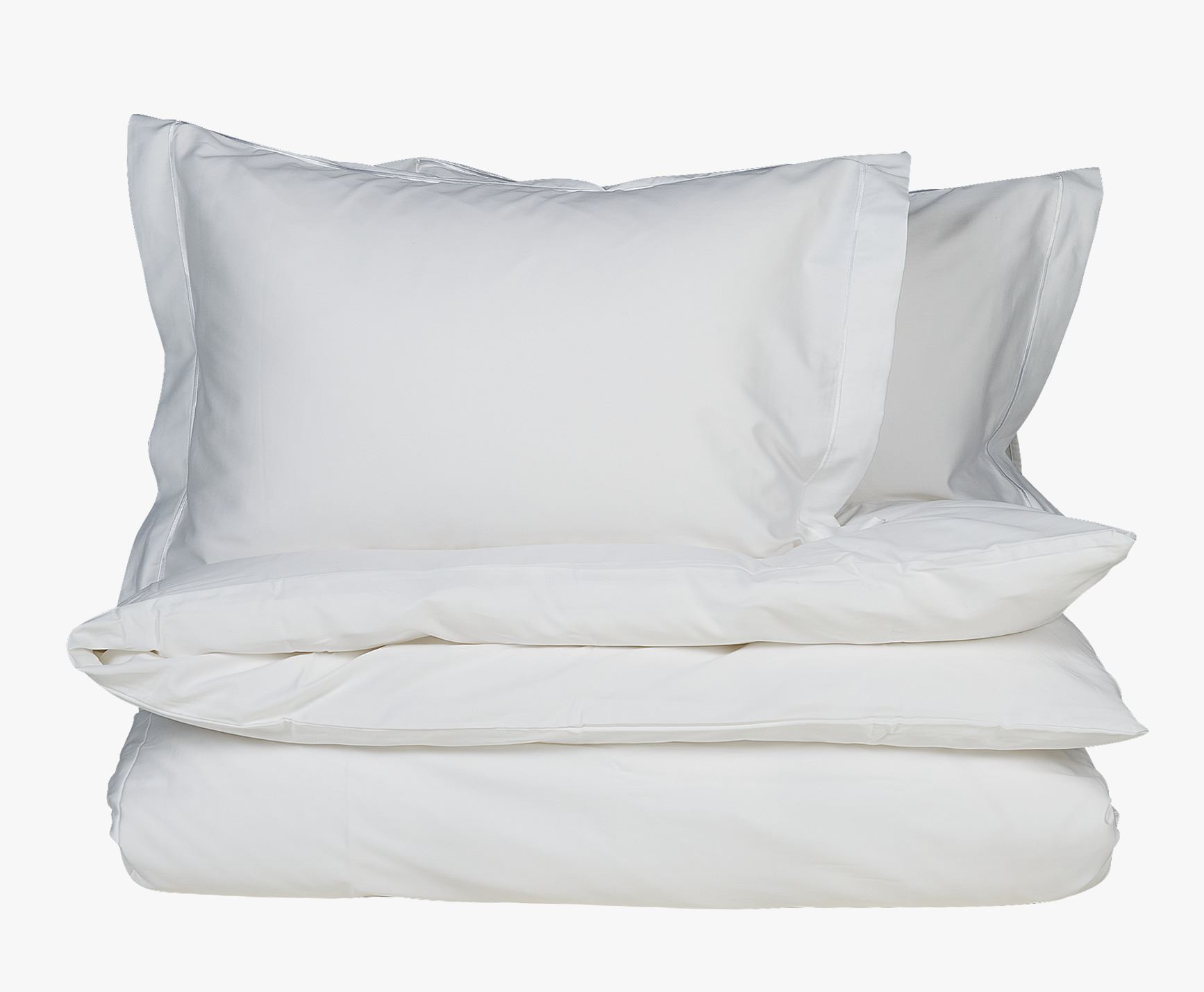 Voodipesukomplekt egiptuse puuvill valge - 150x210 cm valge - 1