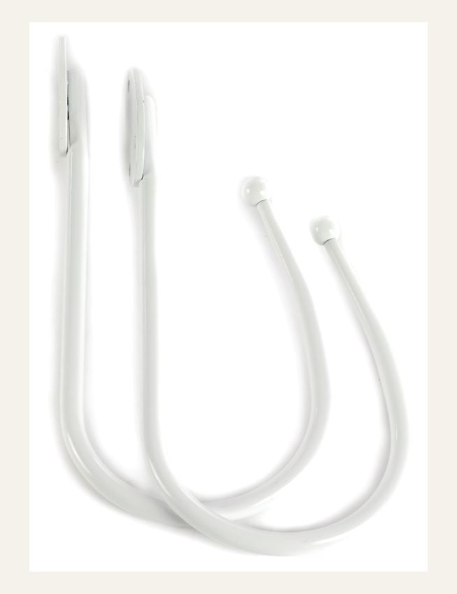 Kardinanöör mitmevärviline/valge - 2