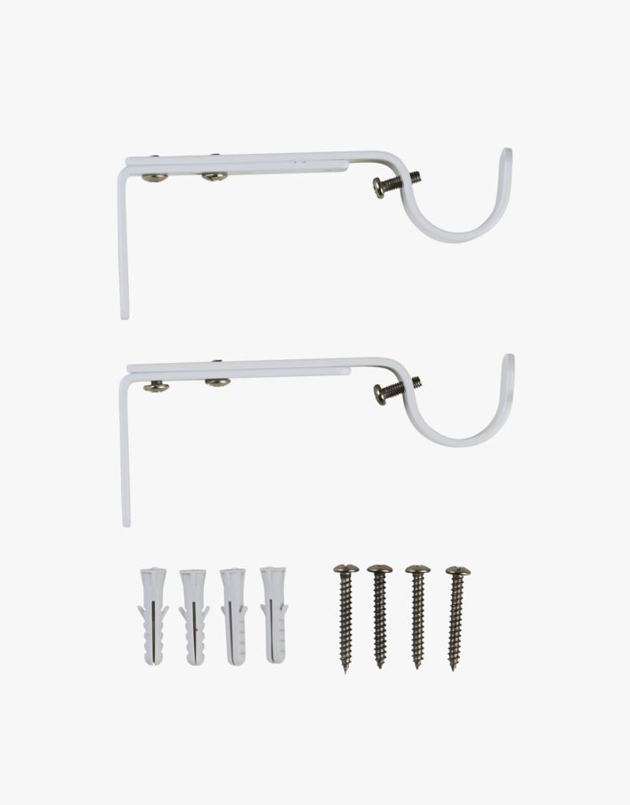 Seinakinnitused valge - 22/25 mm valge - 1