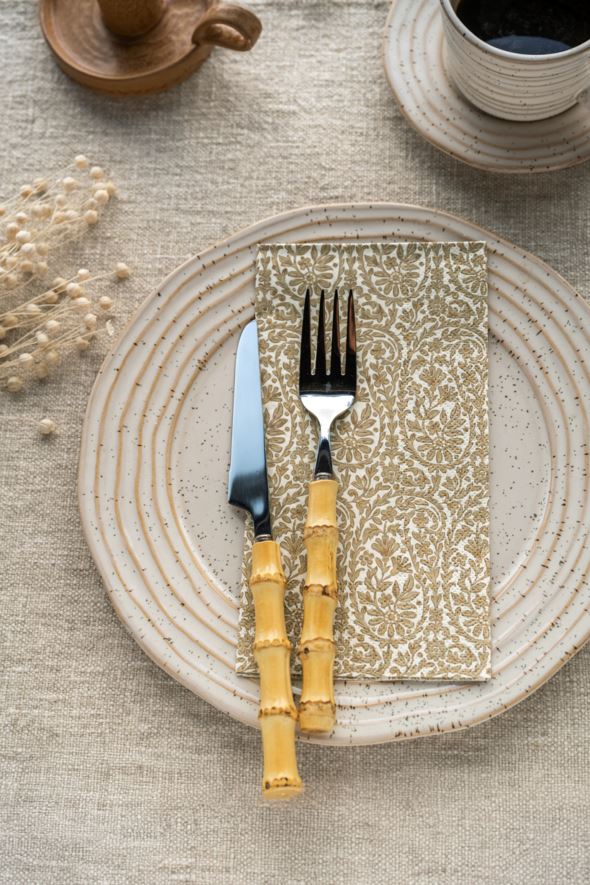 Söögiriistad 3 tk naturaalne toon - 2