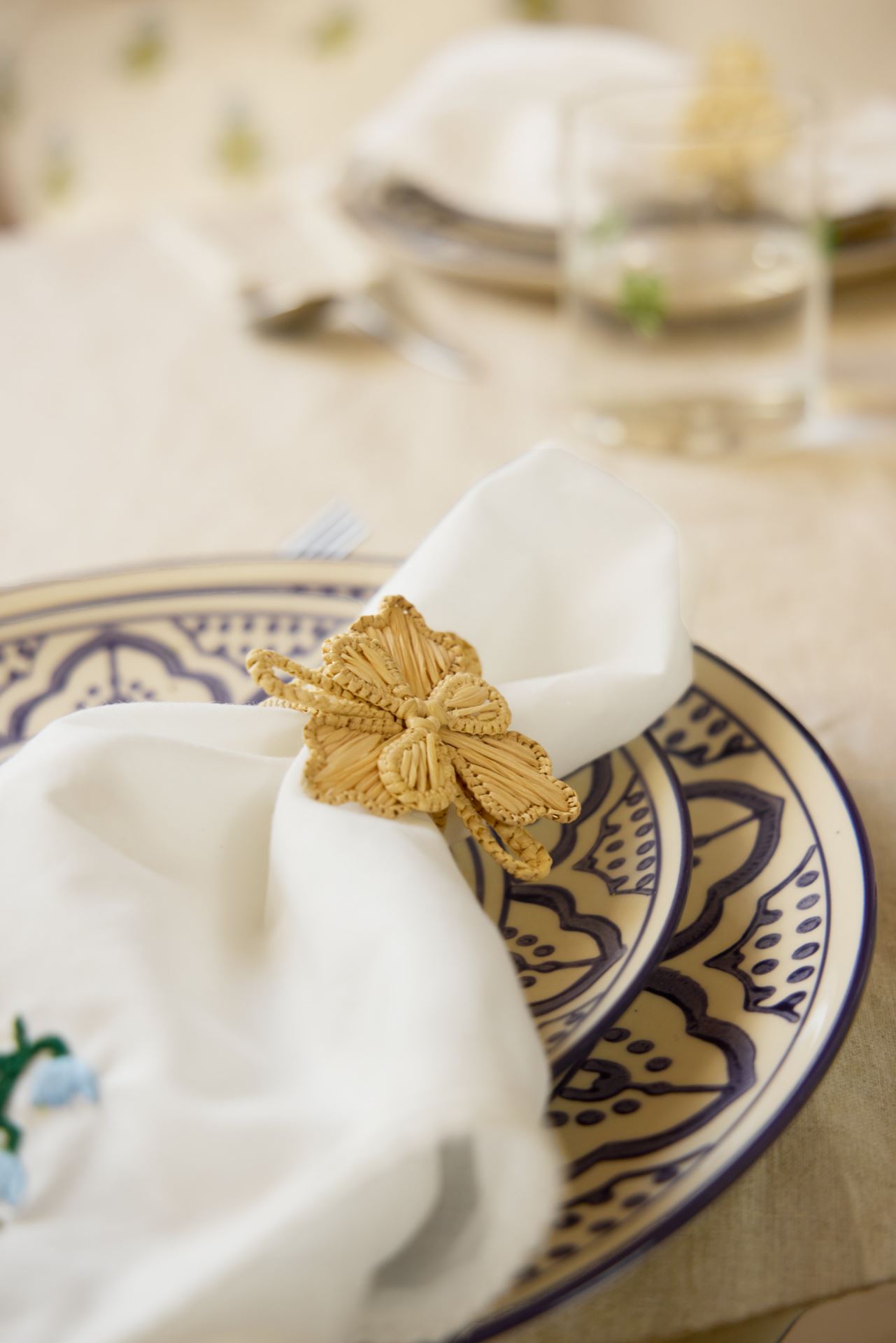 Salvrätikurõngad 2tk naturaalne toon - 4