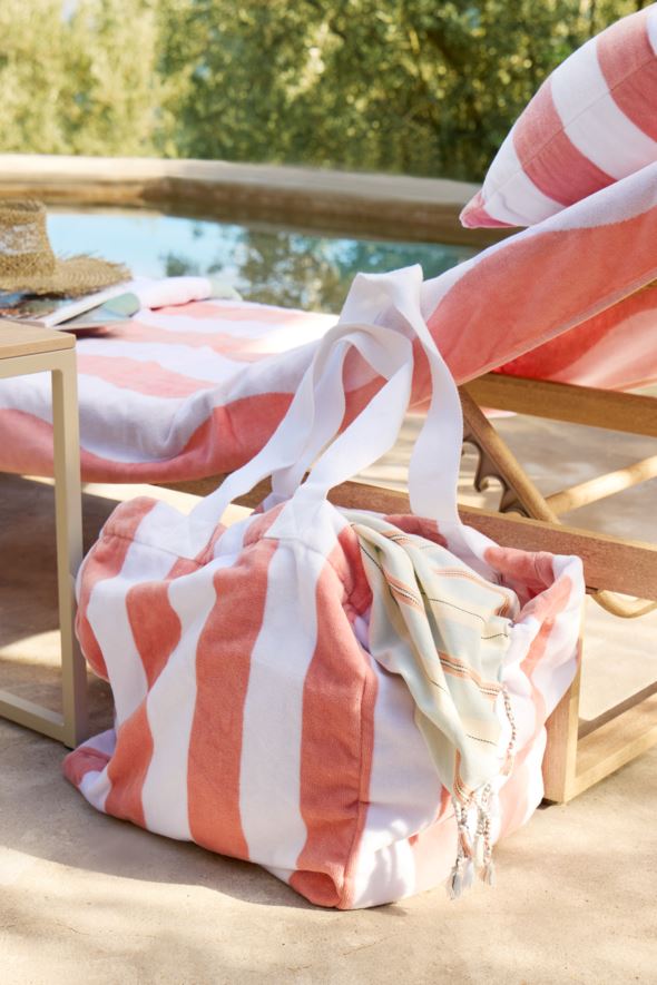 Rannakott mitmevärviline/roosa - 2