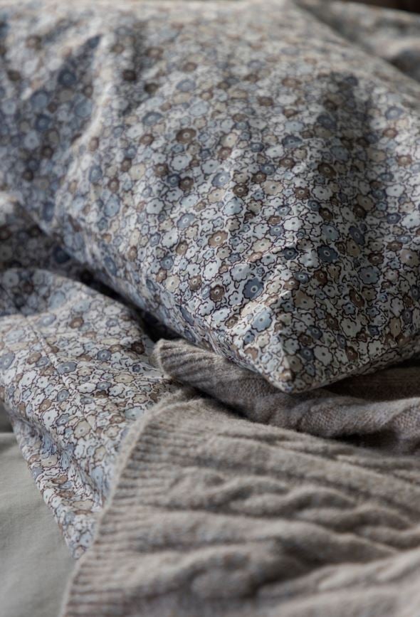 Voodipesukomplekt puuvillane mitmevärviline/sinine - 6