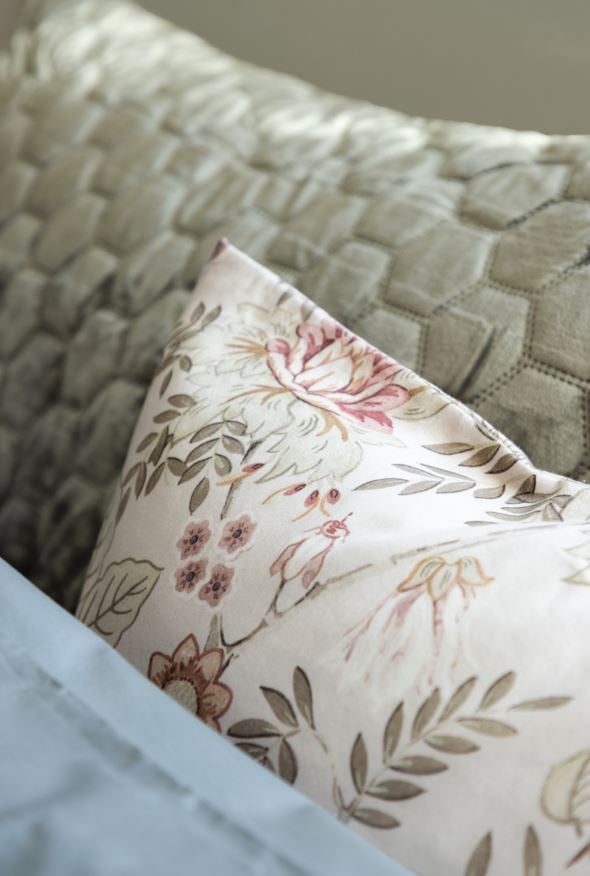 Voodipesukomplekt mitmevärviline/roheline - 3